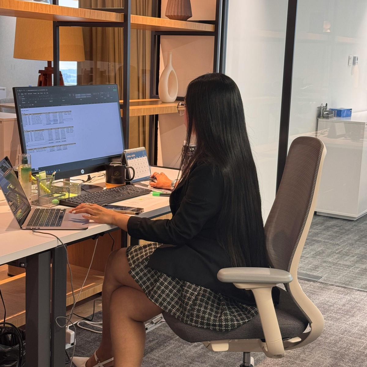 A Filipino professional at work